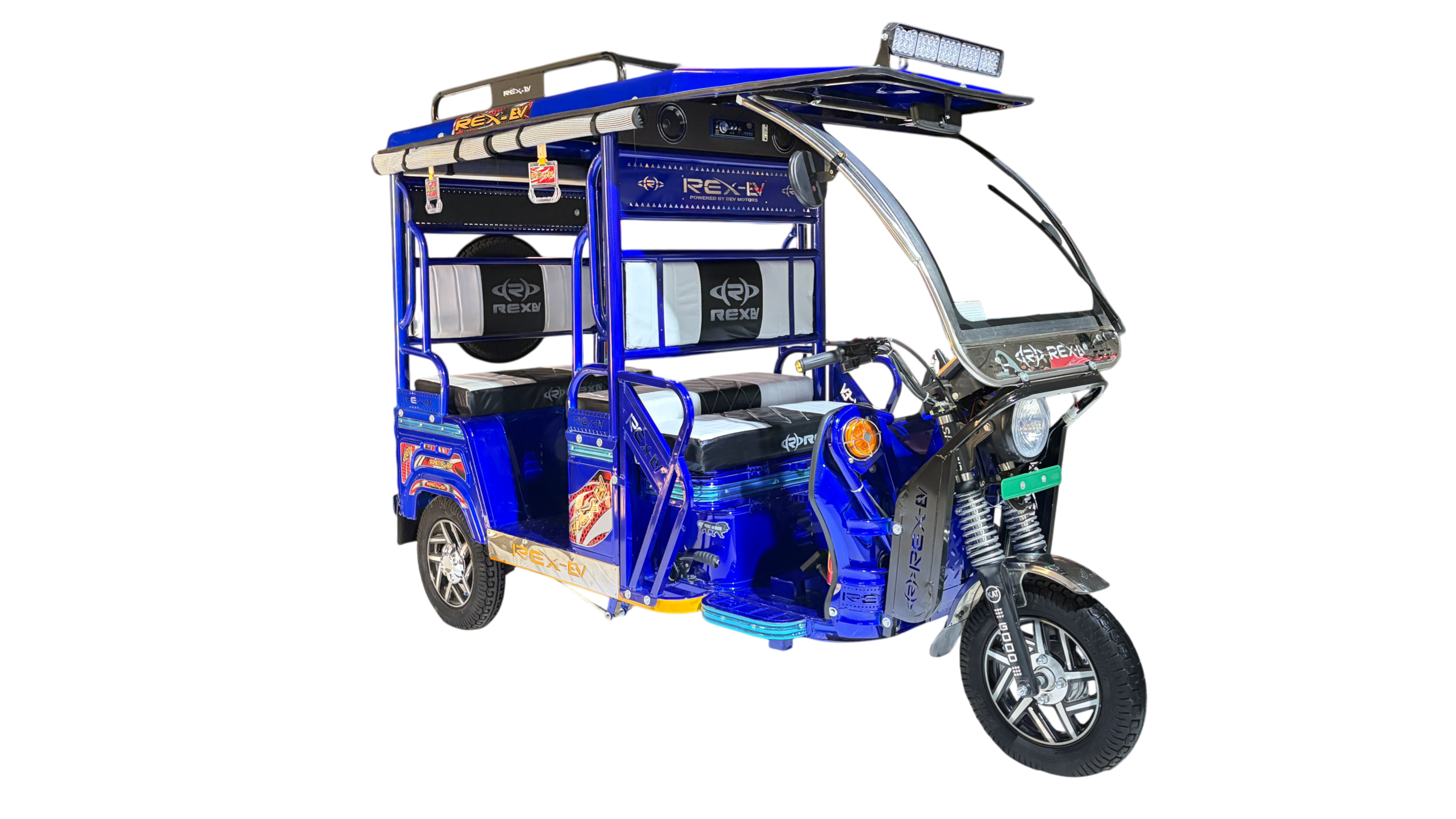 Rex EV RedE-Rickshaw